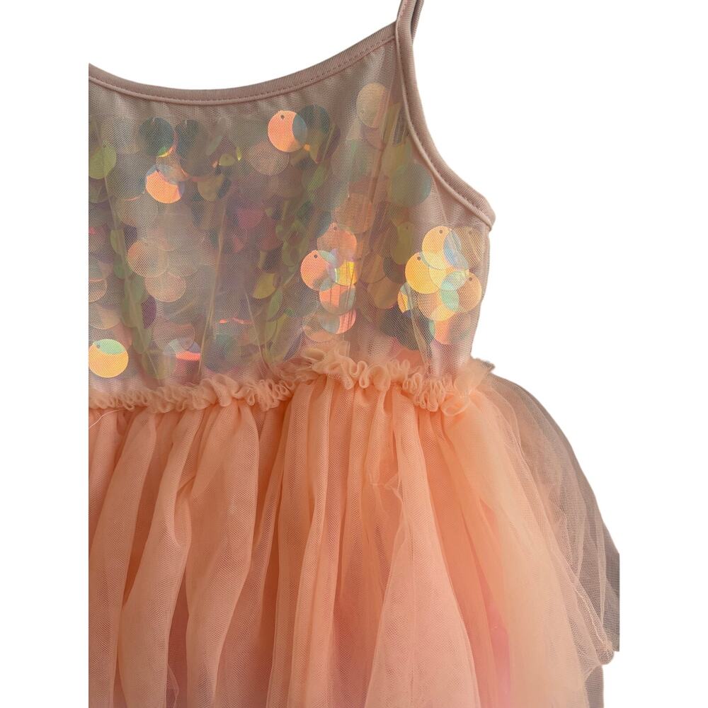 Lola + The Boys Sequin and Ombré Tutu Dress - Size 4 - Picture 3 of 7